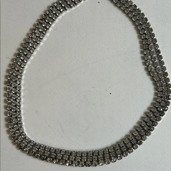 Vintage Rhinestone Necklace - Picture 7 of 8